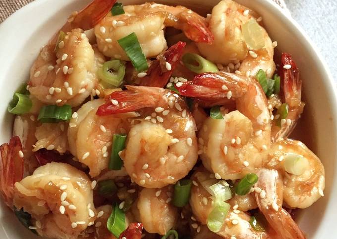 Bagaimana Menyiapkan Garlic Ginger Shrimp - Udang Bawang Putih Jahe, Sempurna
