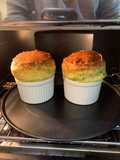 Easy Cheese and Spinach Soufflé