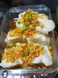 Cod fish tabur bawang putih goreng