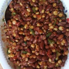 A picture of Fried Githeri.