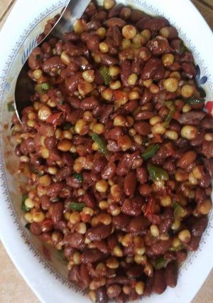 A picture of Fried Githeri.
