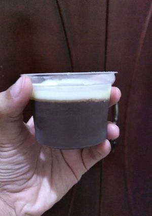 Foto resep Puding coklat simple with fla