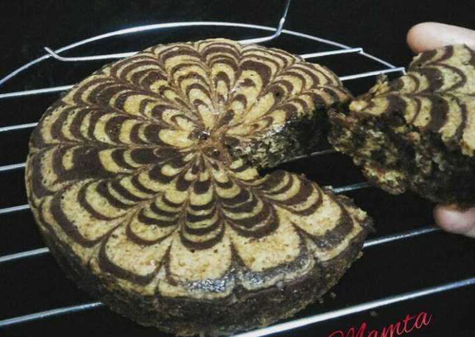 Recipe of Speedy Eggless Marble Cake