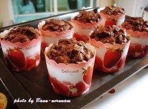 รูปของ Double Chocolate Banana Muffin