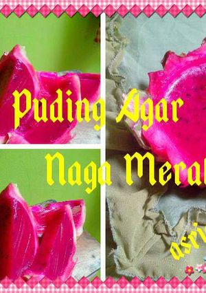 Foto resep Puding Agar Naga Merah