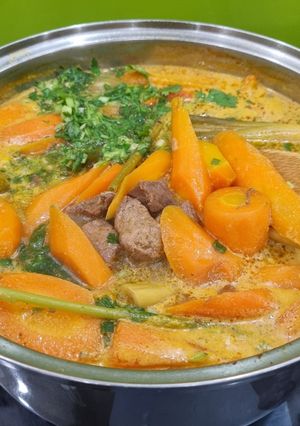 Hình của món Bò Kho Xốt Vang.