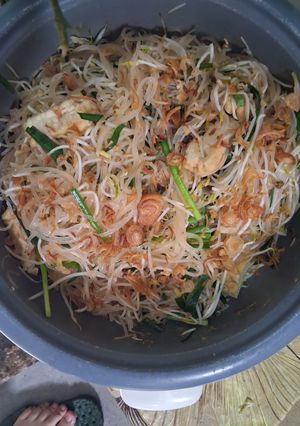 Hình của món Hủ tiếu xào chay.