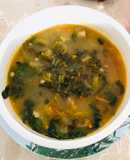 Canh cải chua thịt băm