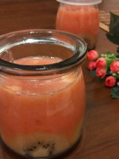 Foto resep Puding Guava Kiwi