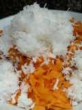 Menu diet Real food pengganti nasi ubi jalar serut