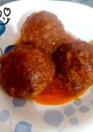 عکسی از دستور کوفته حسانه😋