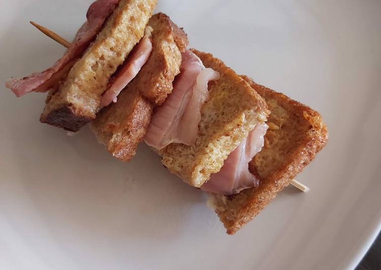 Step-by-Step Guide to Prepare Ultimate Eggy bread and bacon kebabs