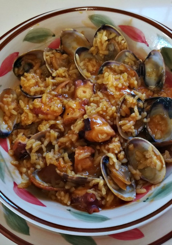 Una foto de Arroz meloso