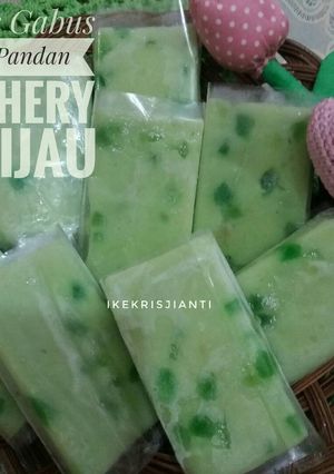Foto resep Es Gabus Pandan Chery Hijau