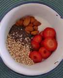 Desayuno de campeones (kéfir, quinua inflada y más)