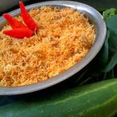A picture of Sambal Kelapa/Bumbu Urap Tongkol Pedas.