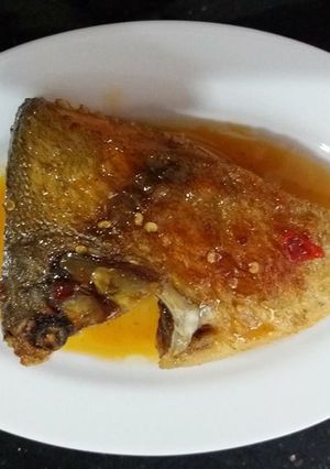 Hình của món Cá chim chiên.