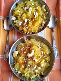 A picture of Moong Dal Halwa.