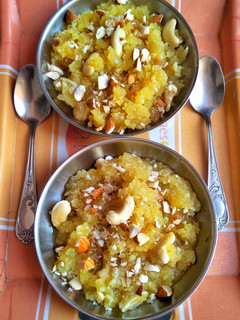 A picture of Moong Dal Halwa.