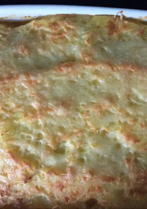 Une photo de Gratin pommes de terre et chair à saucisse