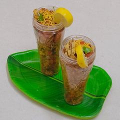 A picture of Instant Street-Style Chana Jor Bhalla Chat evening snack recipe all time favourite.