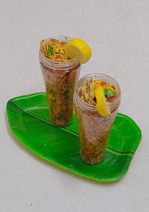 A picture of Instant Street-Style Chana Jor Bhalla Chat evening snack recipe all time favourite.