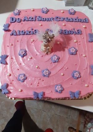 O poză a rețetei Tort cu blat umed de cacao și mousse de cioco albă și neagră.