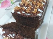 Una foto de brownie remolacha