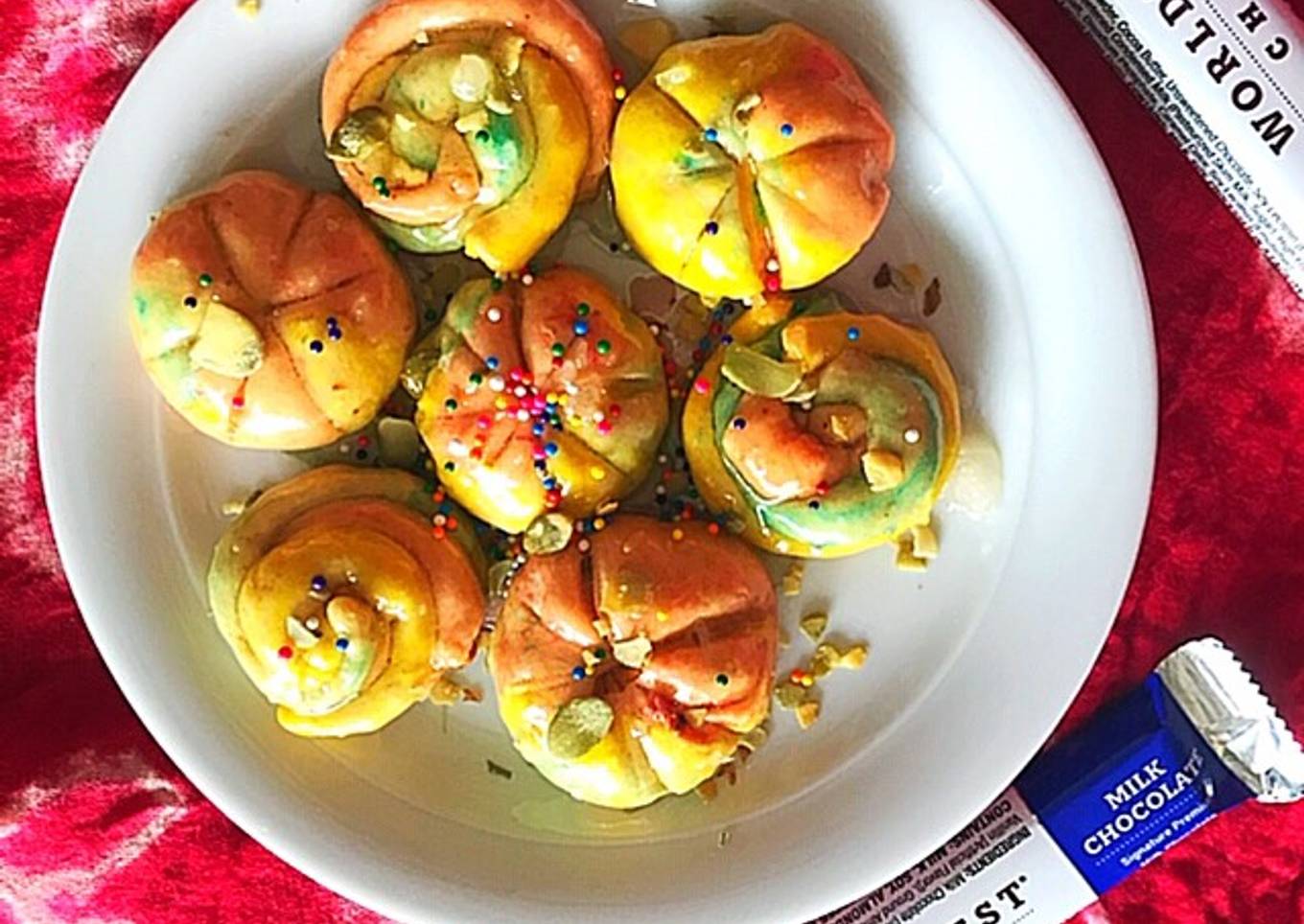 Colourful Candy Bread