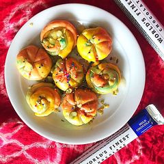 A picture of Colourful Candy Bread.