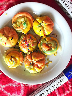 A picture of Colourful Candy Bread.