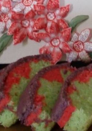 Foto resep Rainbow cake 1telur