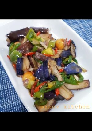 Foto resep Oseng-oseng terong cabe ijo