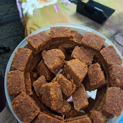 A picture of Gajar Pak/ Gajar Ki Burfi.