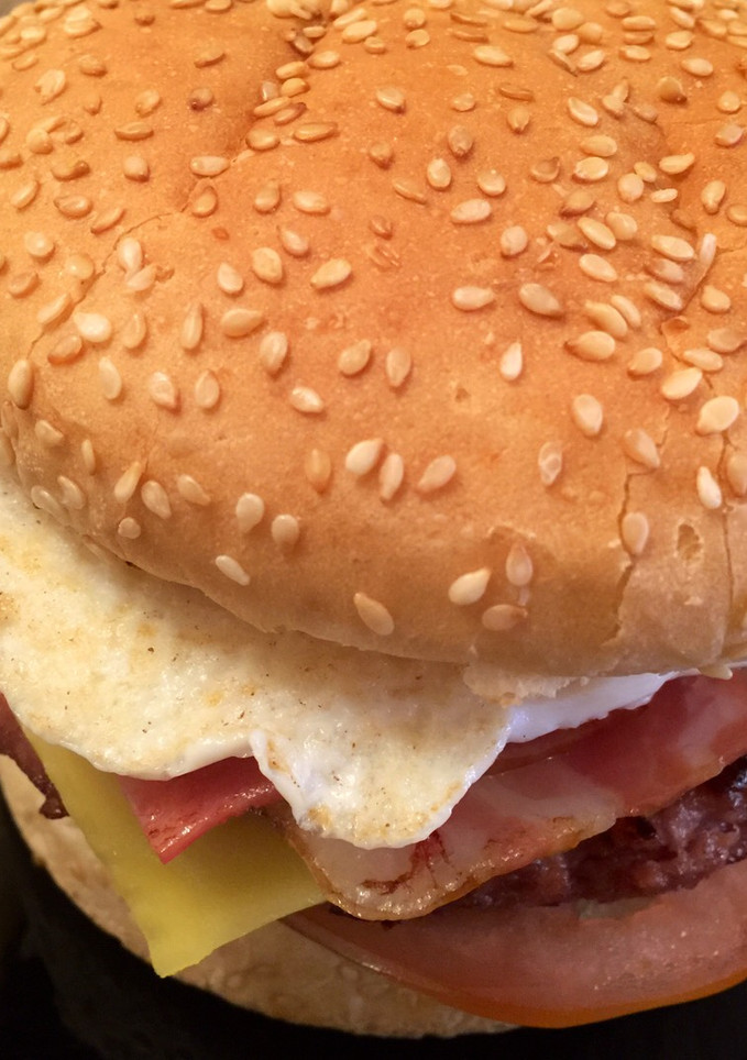 Una foto de Hamburguesa deluxe
