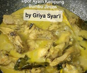 Resep mudah Opor Ayam Kampung Bumbu Jinten Paling Enak