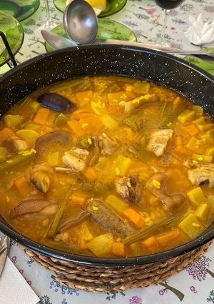 Una foto de Arroz caldoso de Fesols y Naps