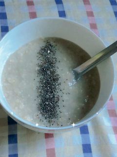 Hình của món Yến mạch chuối.