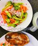 Menu Berpantang: Sayur Campur Sos Tiram