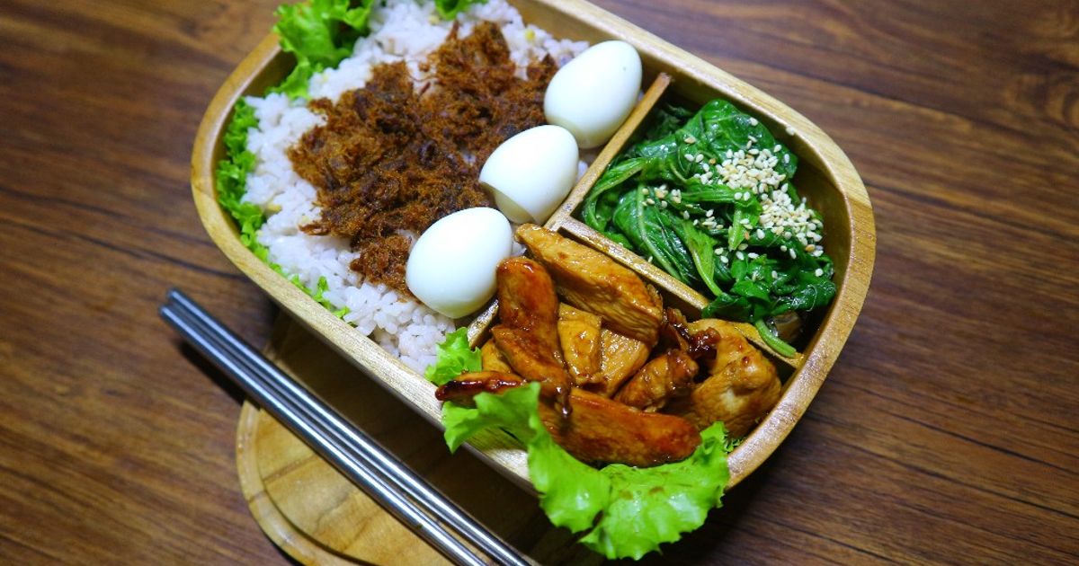 Resep Bento Resep bento box bekal kantor rumahan enak dan mudah - Cookpad