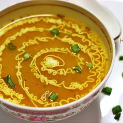A picture of Pumpkin Soup.