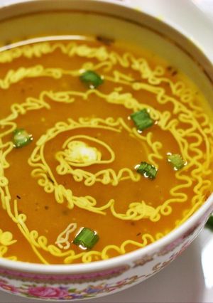 A picture of Pumpkin Soup.