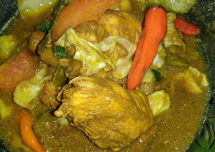 Proses memasak Tongseng ayam yang Lezat Sekali