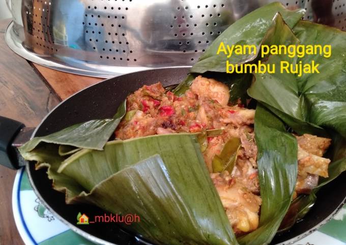 Resep Ayam panggang bumbu rujak #weekendchallange🐔 Anti Gagal