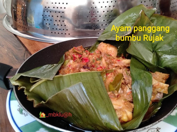 Langkah Mudah untuk Membuat Ayam panggang bumbu rujak #weekendchallange🐔 Kekinian