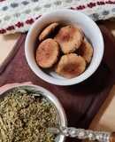 Galletitas de harina de frutos secos en sartén 🍪 sin azúcar ni edulcorante