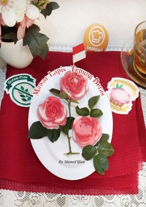 Foto resep Mawar Lapis Tepung Beras