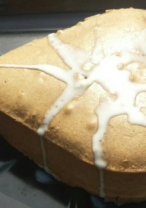 A picture of Brown sponge cake.