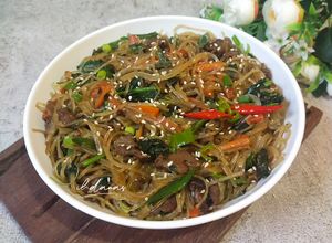 Foto resep Japchae (Tumis Soun Ala Korea)