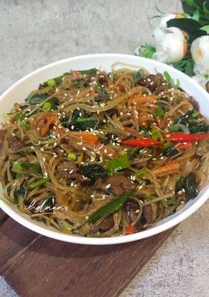 Foto resep Japchae (Tumis Soun Ala Korea)